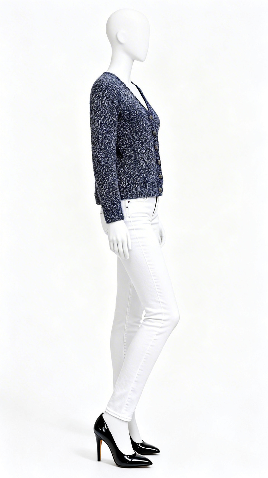 Textured Knit Cardigan - Image 3