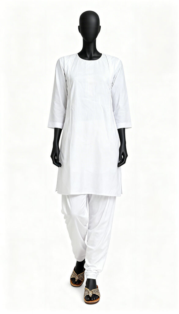 White Dress For Holi From Costumepeti with 60% discount
