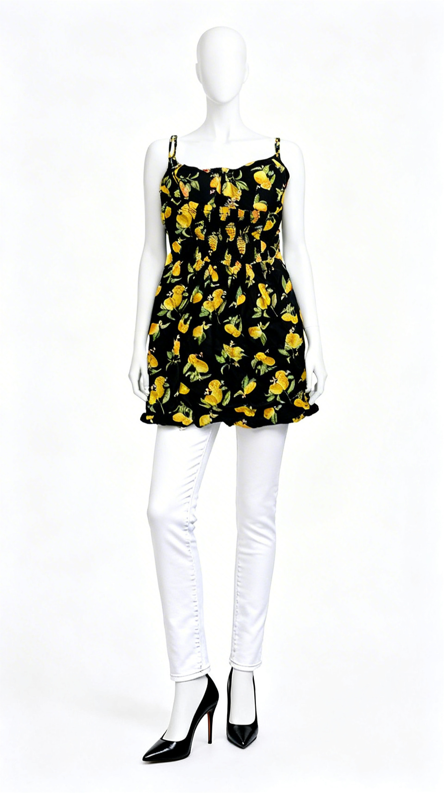 Floral Printed Sleeveless Dress