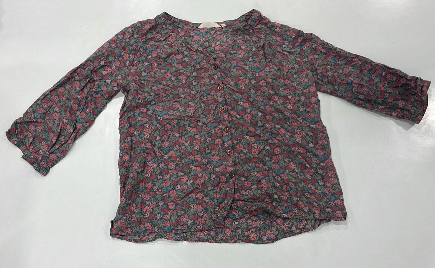 Floral Printed Long Sleeve Top - Image 4
