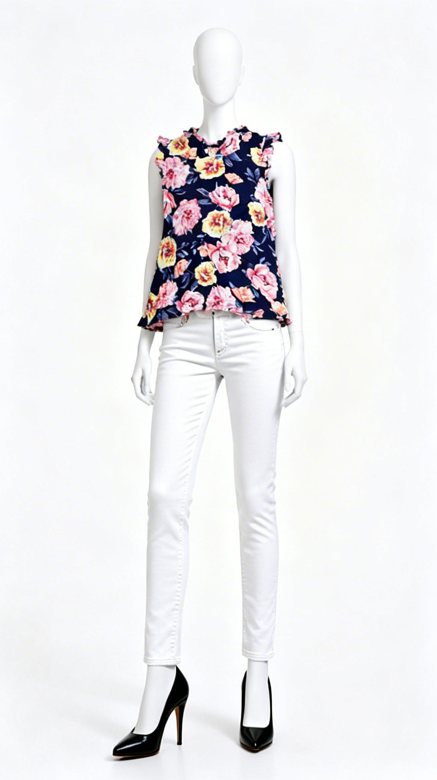 Floral Sleeveless Top