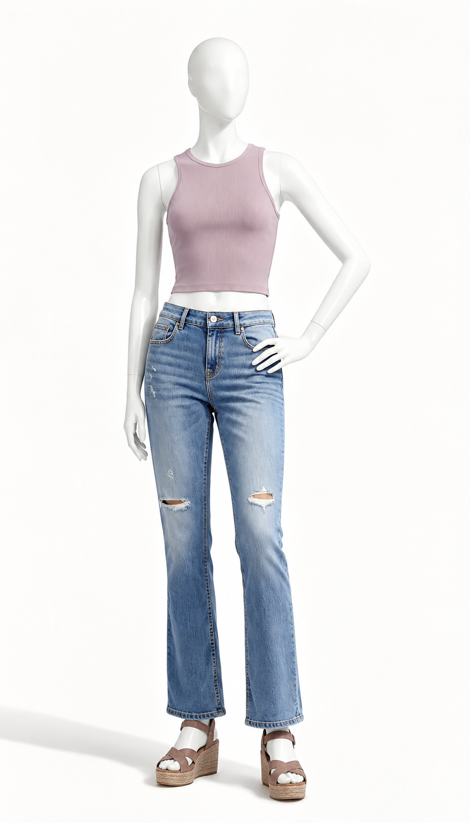 Women's Solid Black Tailored Fit Jeans 2