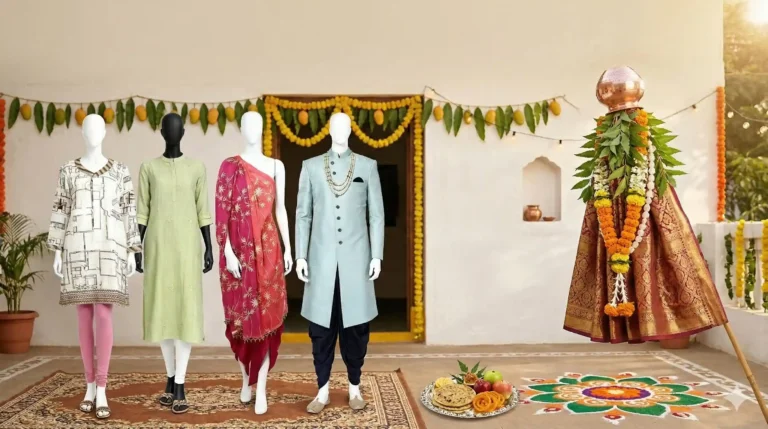 Gudi Padwa Outfits on Rent at Costumepeti