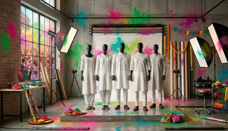 White Holi Dress at ₹ 200 by Costumepeti