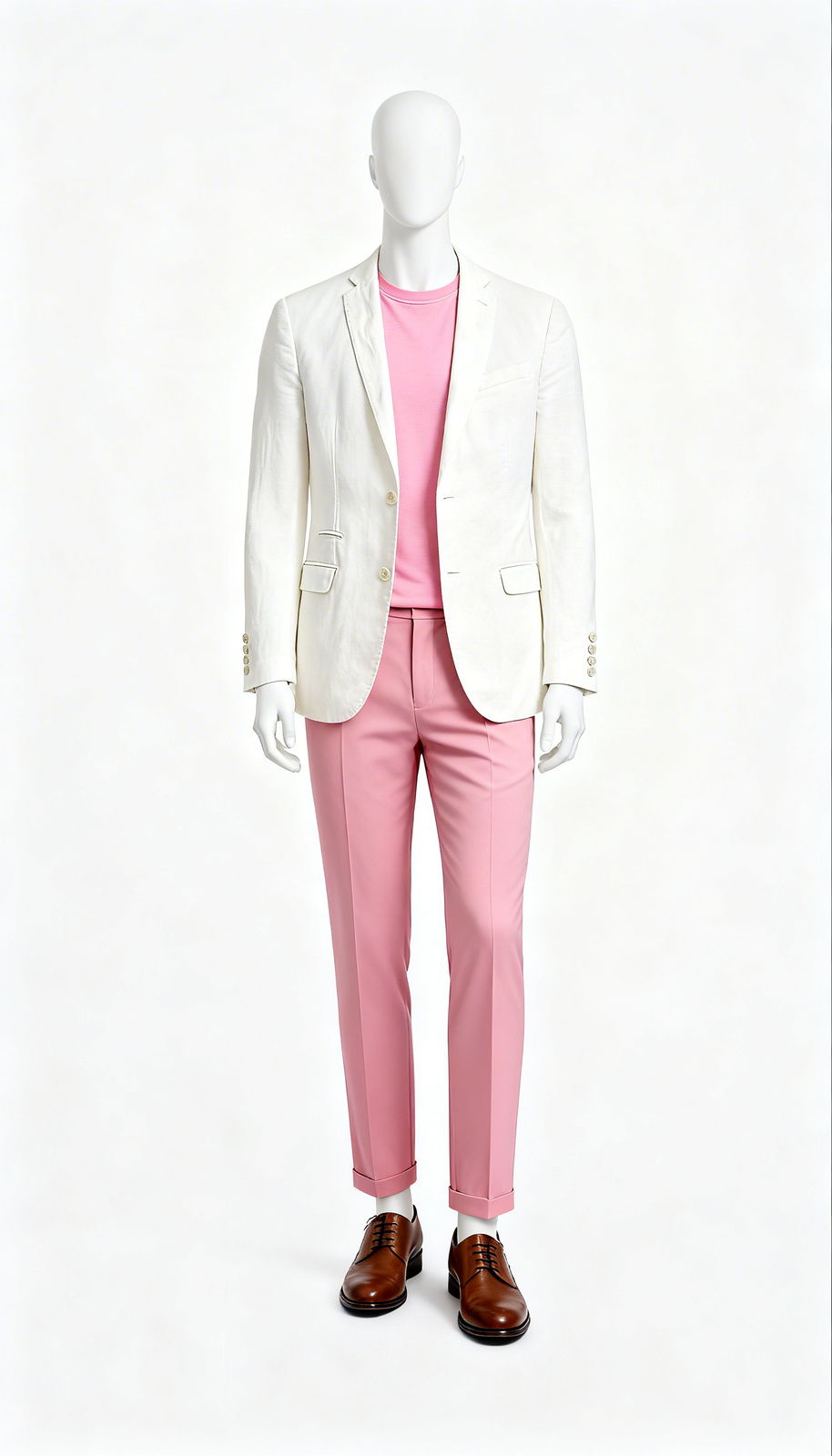 White Linen Blazer