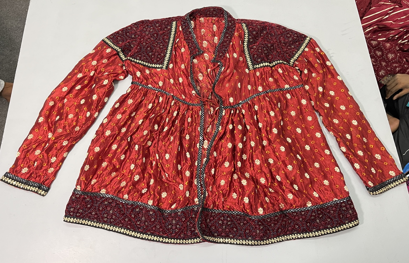 Red Printed Kurti - Image 4