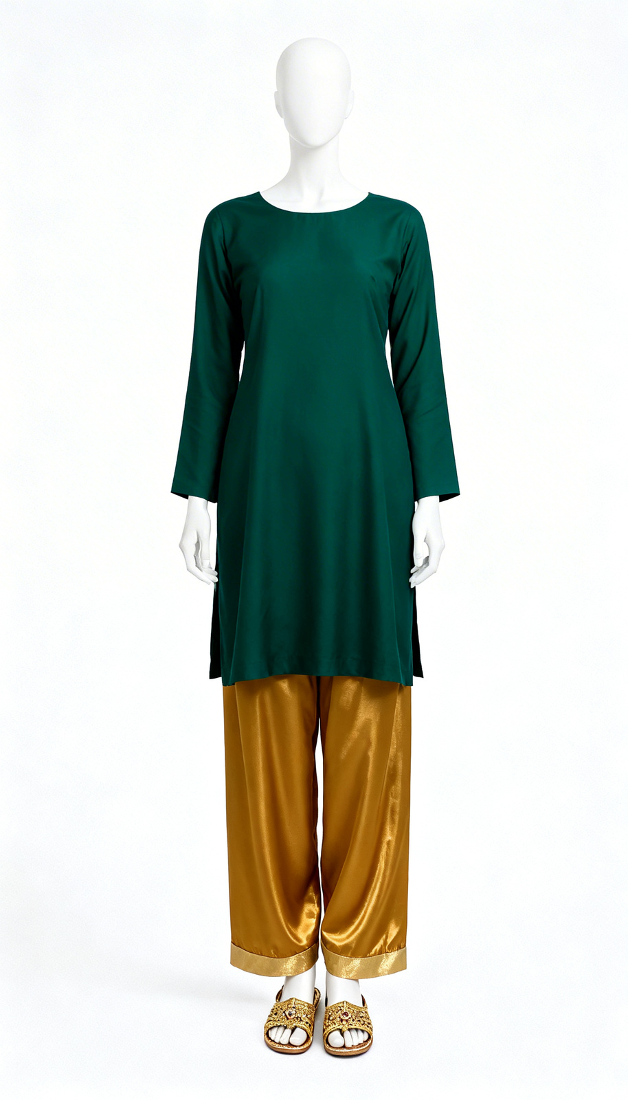 Mustard Ethnic Palazzos