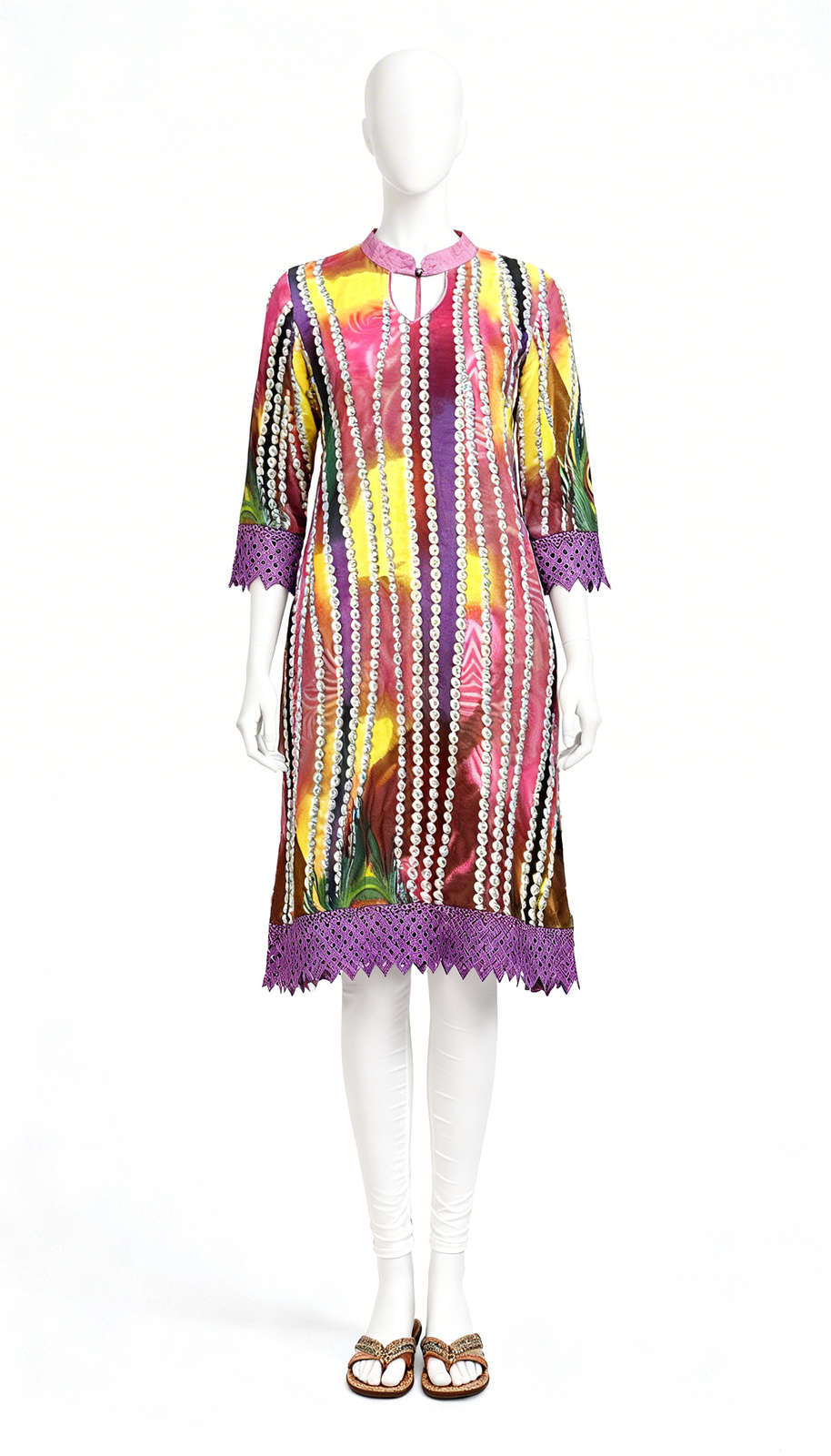 Multicolor Striped Kurti