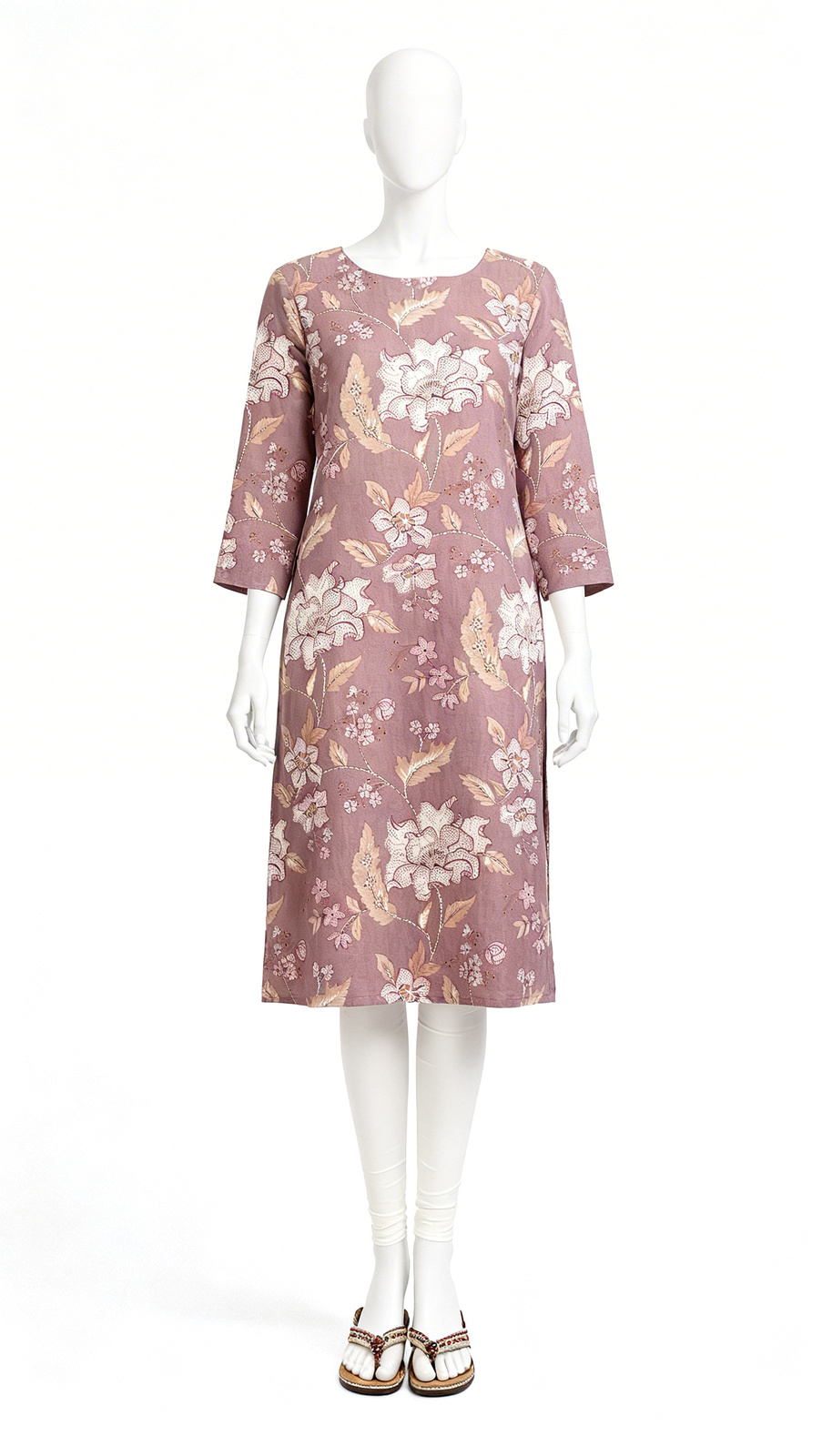 Mauve Floral Kurti