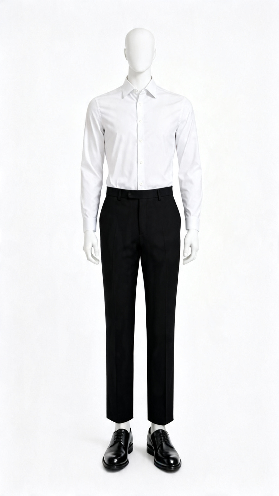 White Solid Cotton Shirt