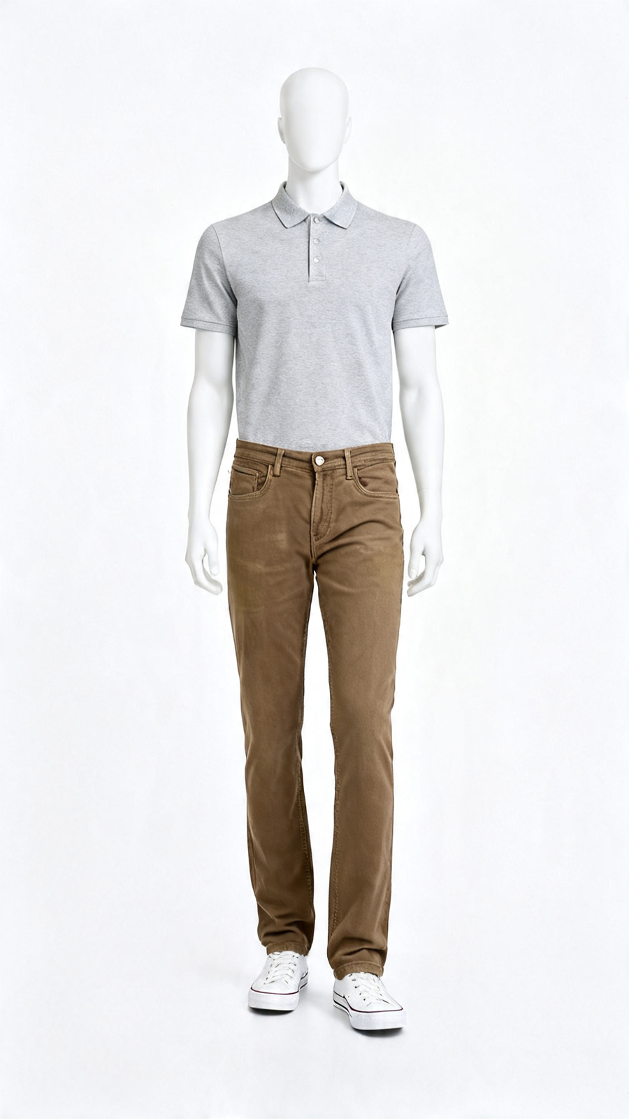 Camel Brown Slim Fit Jeans