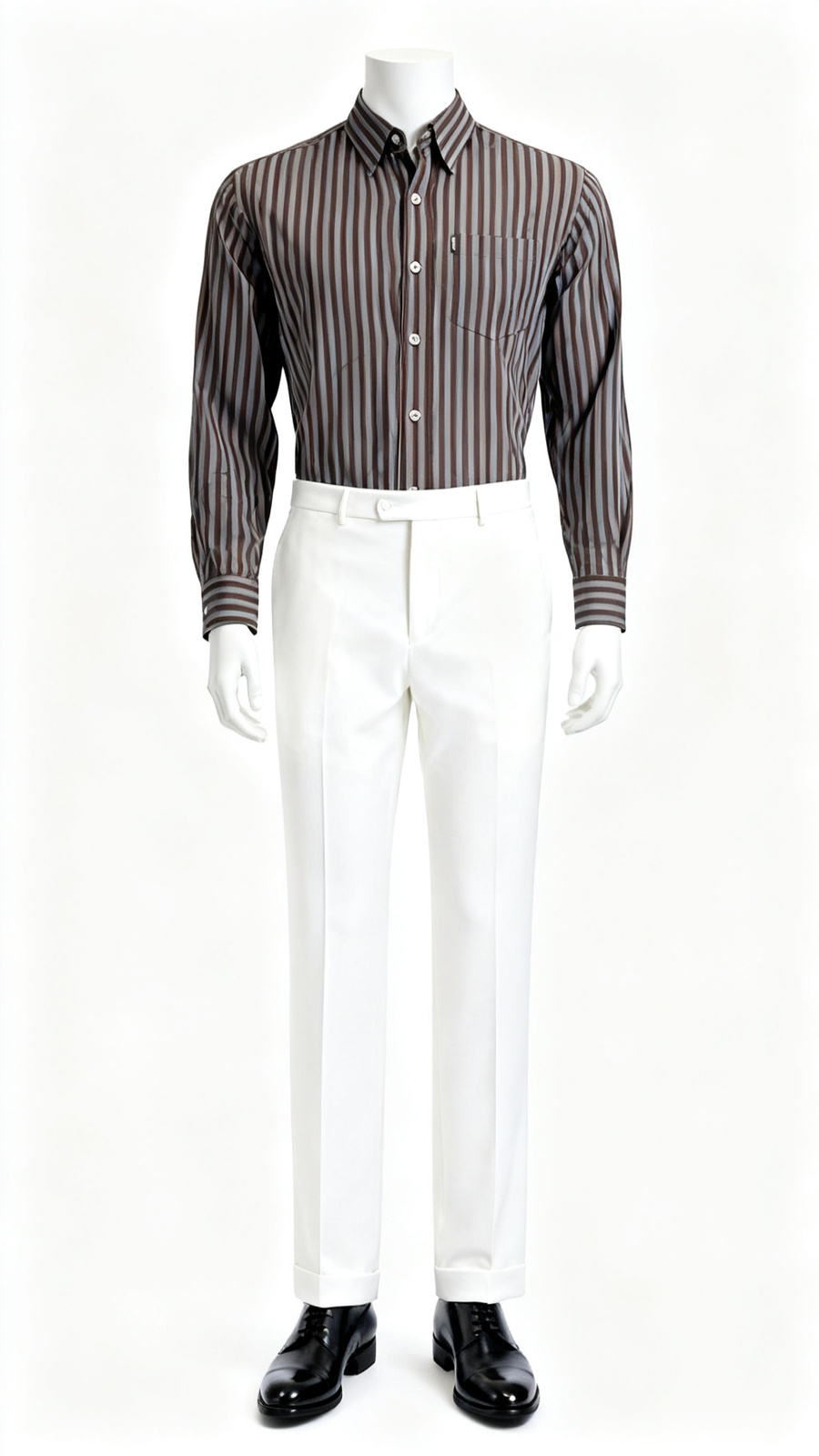 Maroon Micro Check Casual Shirt