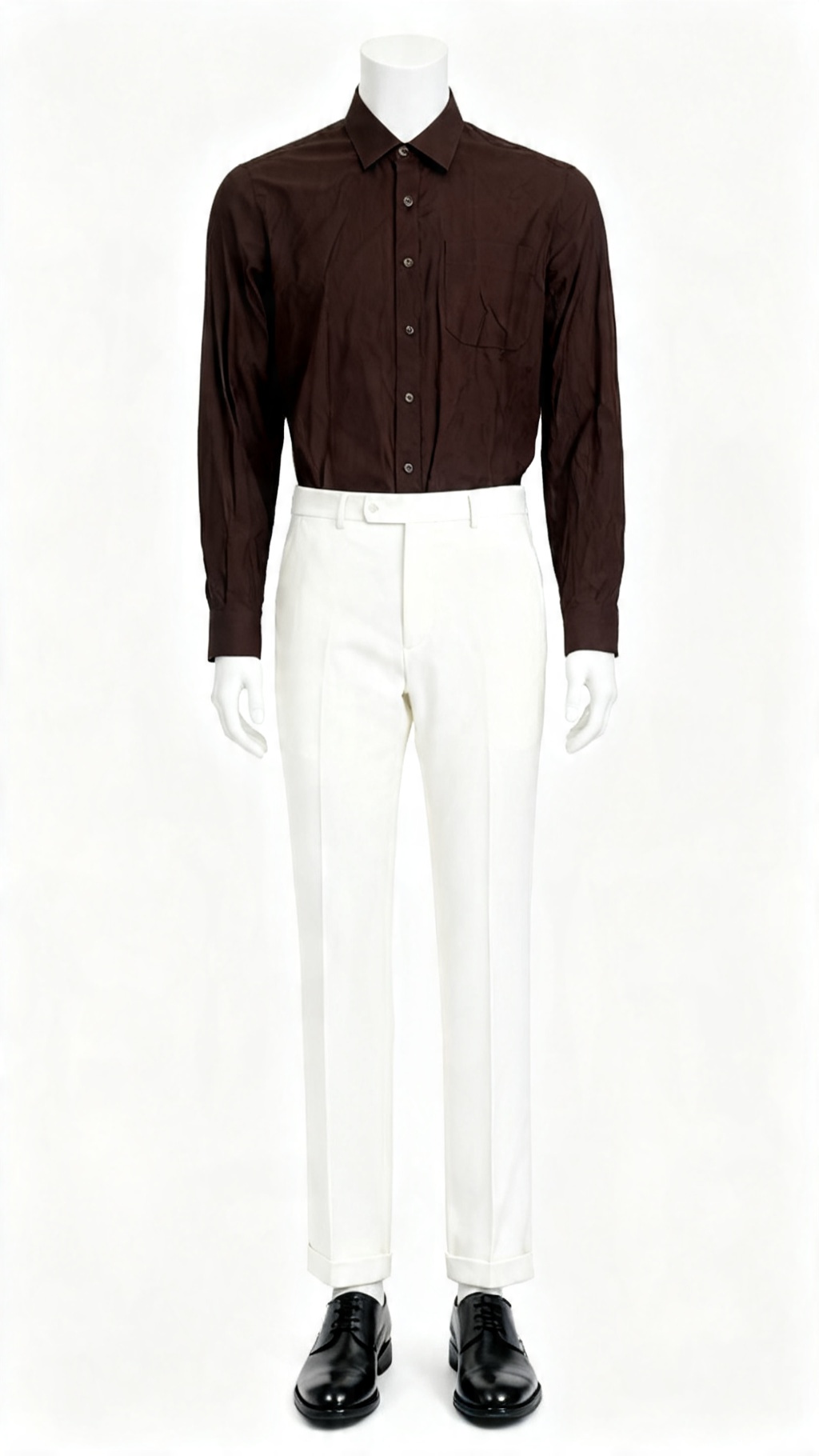 Dark Wine Solid Formal Shirt