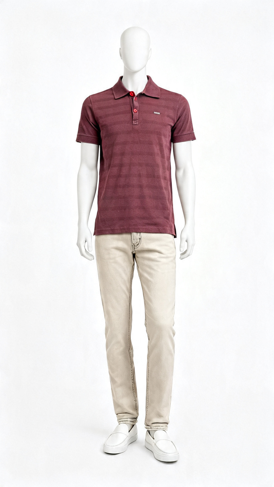 Men Maroon Polo TShirt