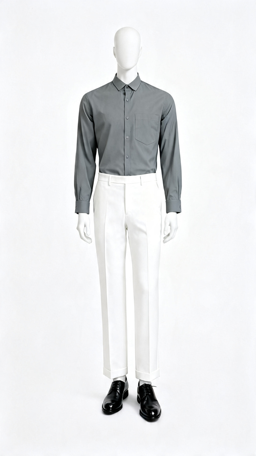 Slate Grey Daily Wear Formal Shirt