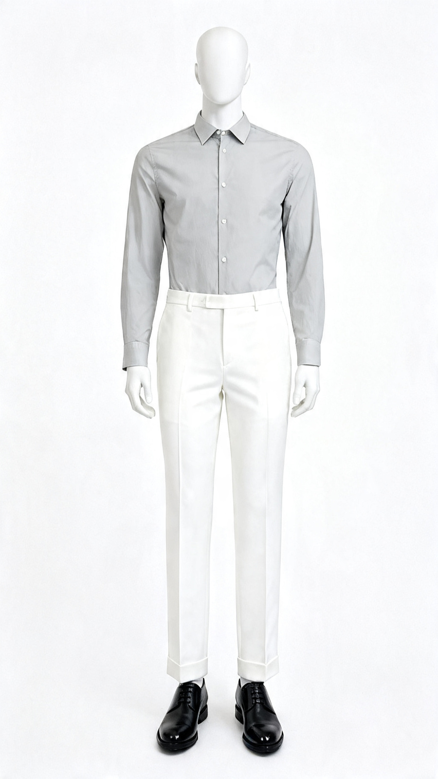 Minimal Grey Formal Shirt