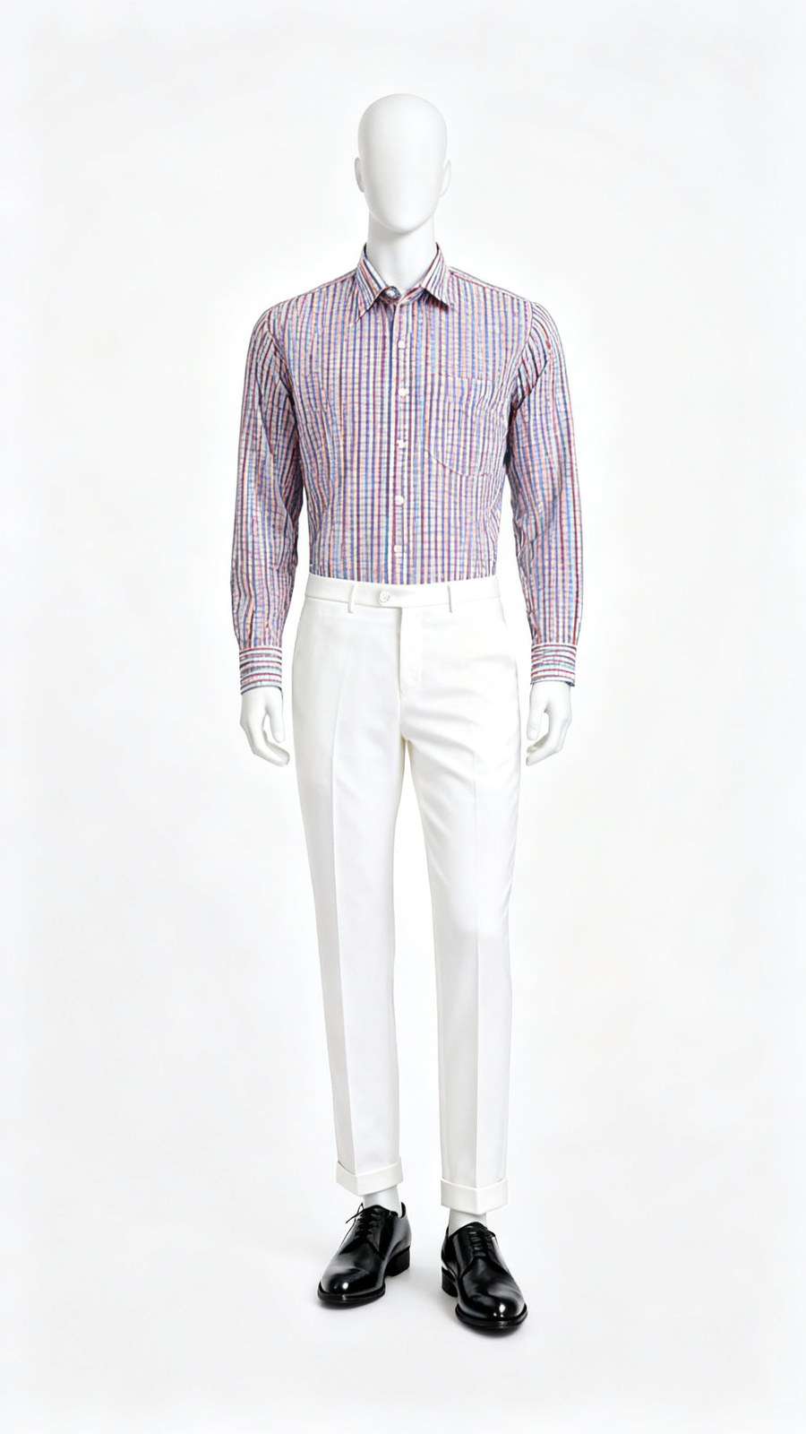 Multicolor Check Formal Shirt