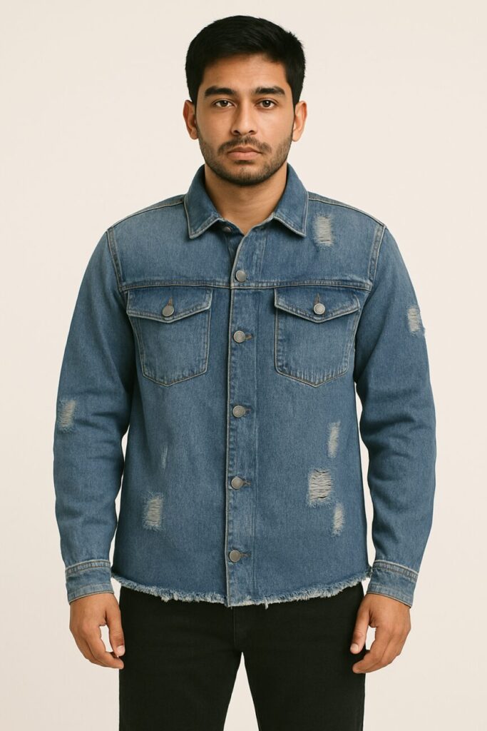  Denim jackets for men on Costumepeti