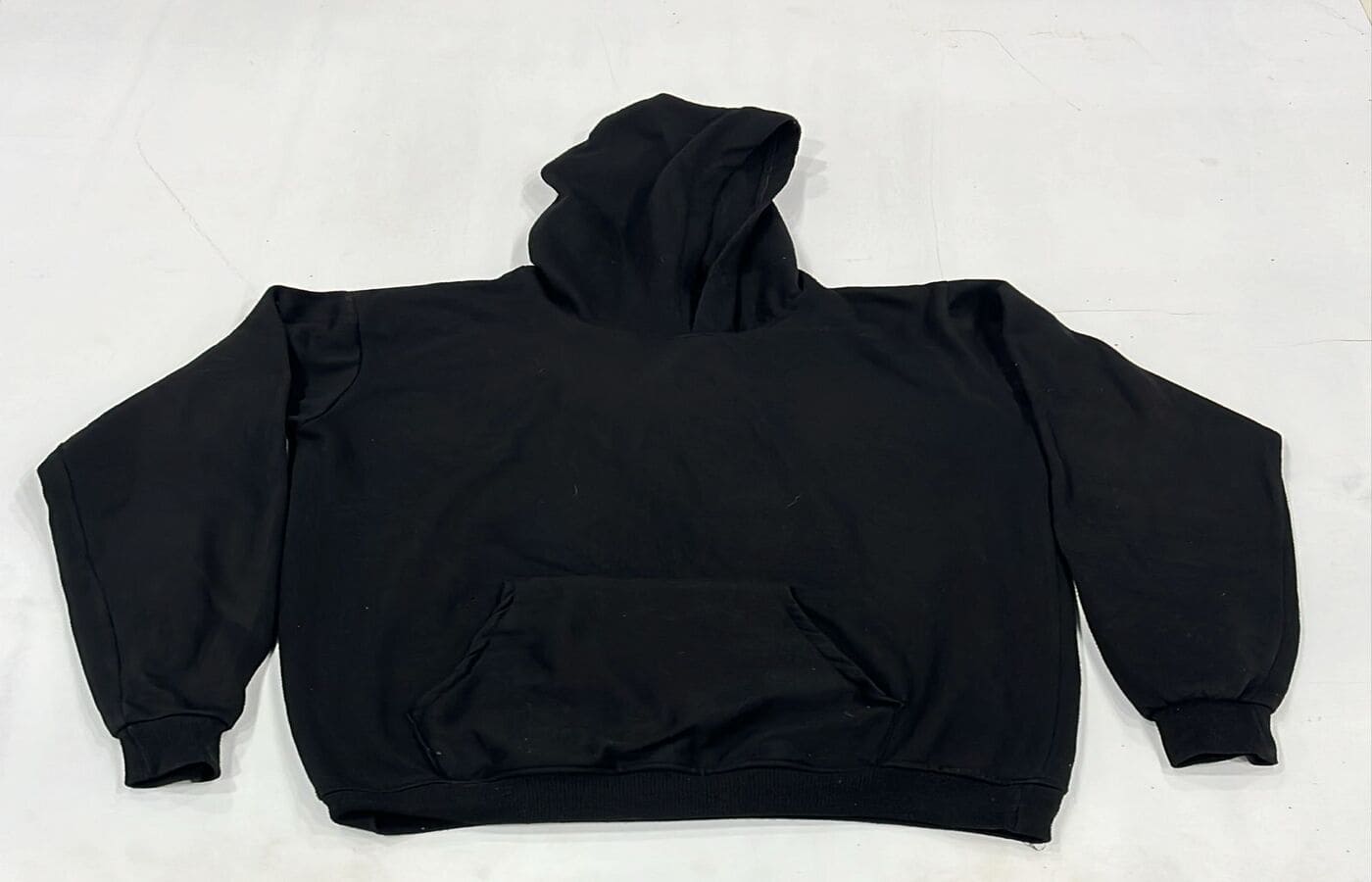 Black_Basic_Pullover_Hooded_Sweatshirt - Image 4