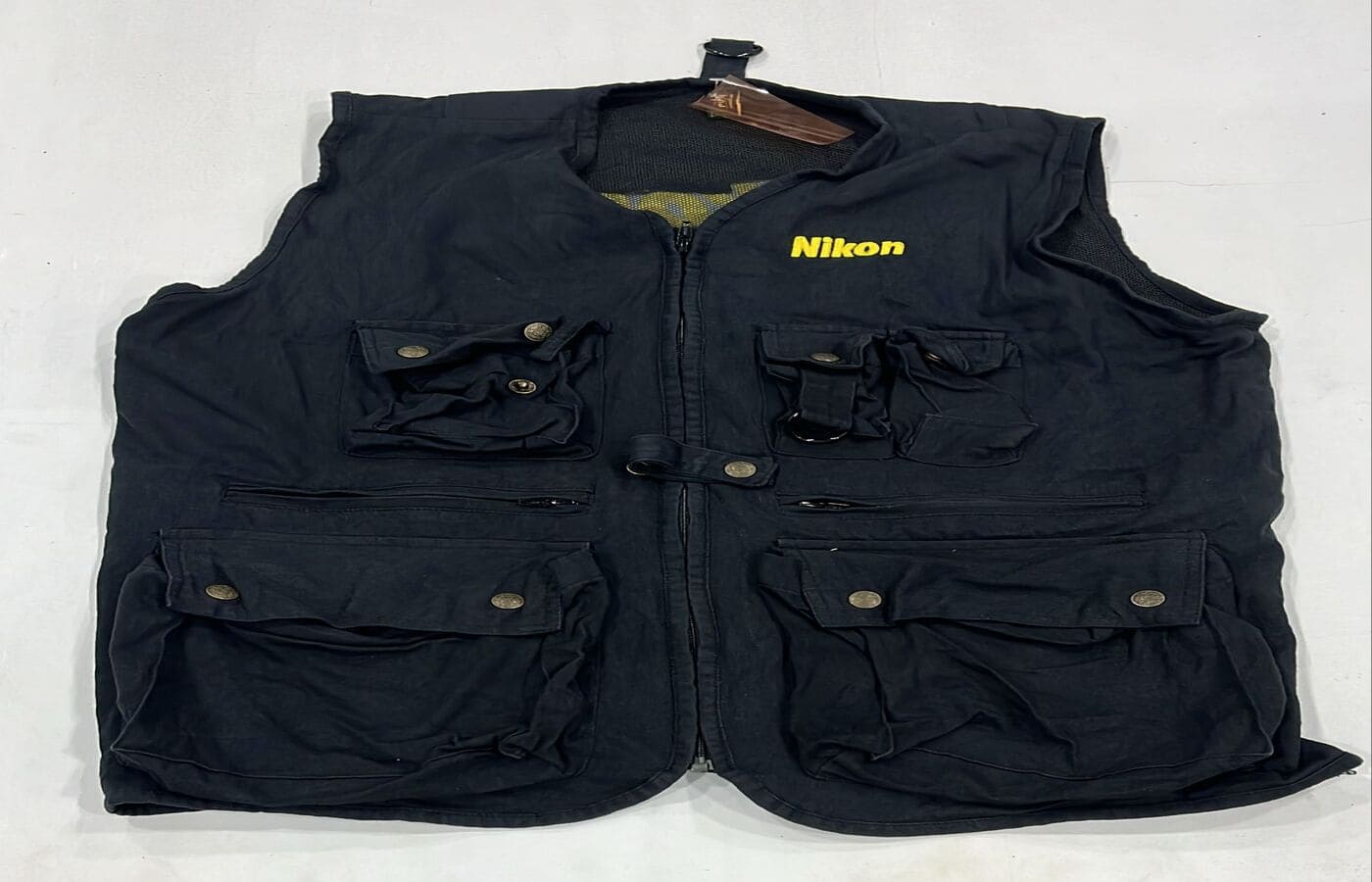 Black Nikon Multi-Pocket Vest - Image 4