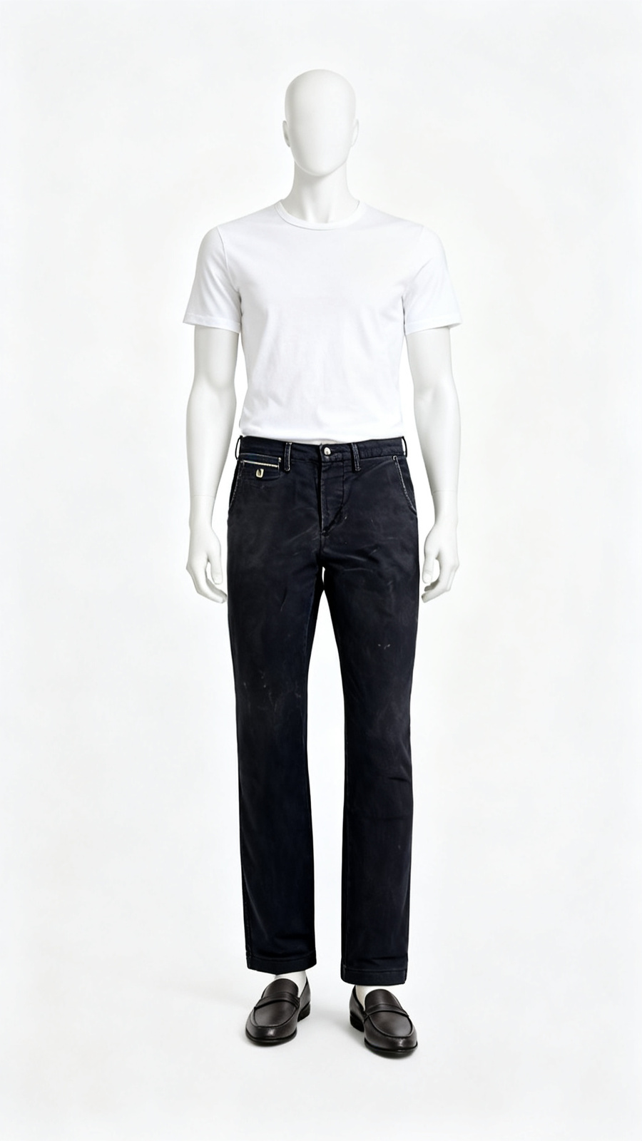 Black Classic Straight Fit Jeans