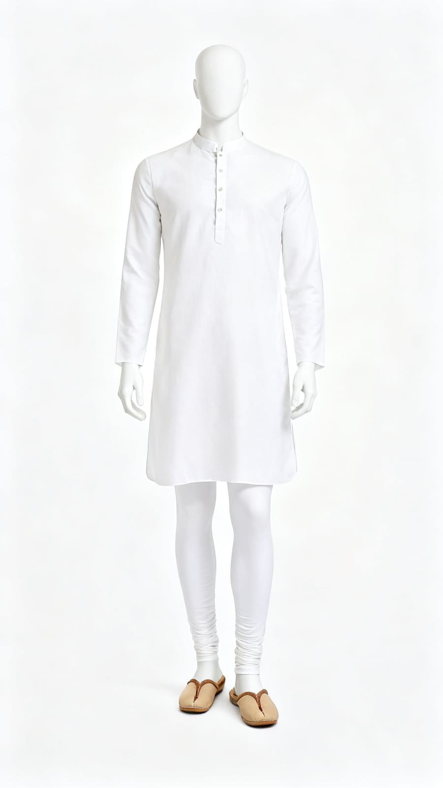 White Plain Kurta