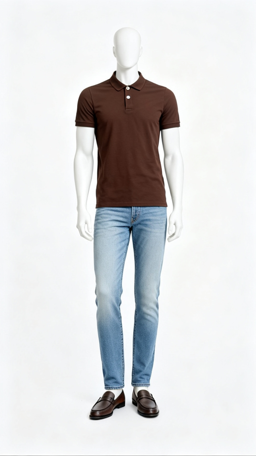 Dark_Brown_Solid_Polo