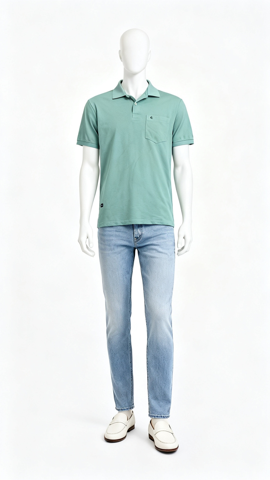 Teal_Solid_Polo_Tshirt
