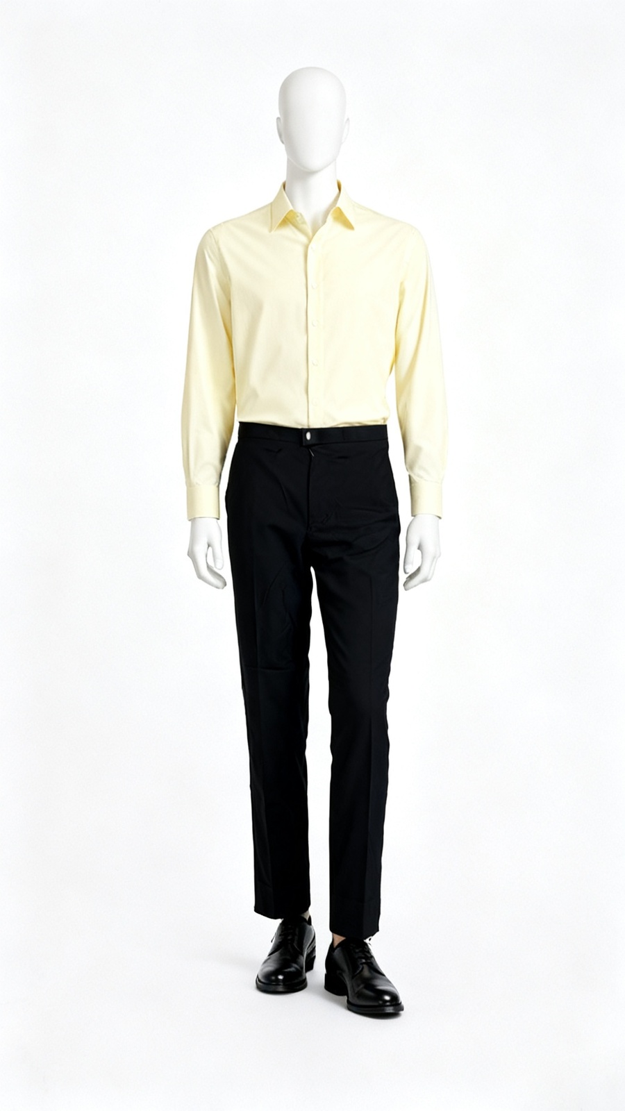 Black Classic Relaxed Formal Trousers