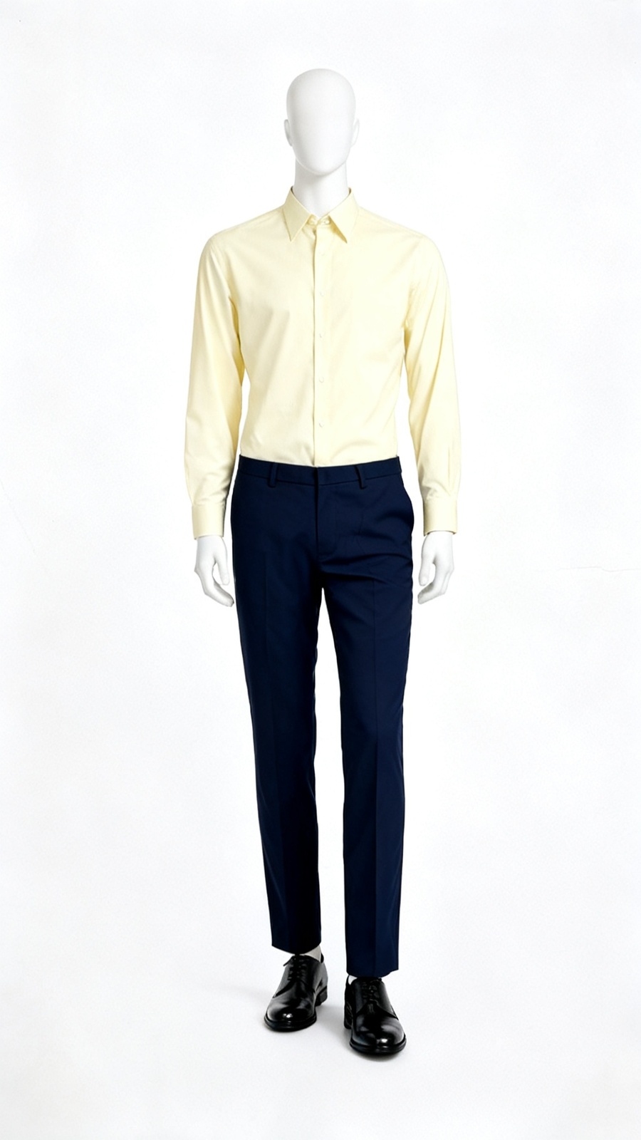 Navy Formal Straight Fit Trouser
