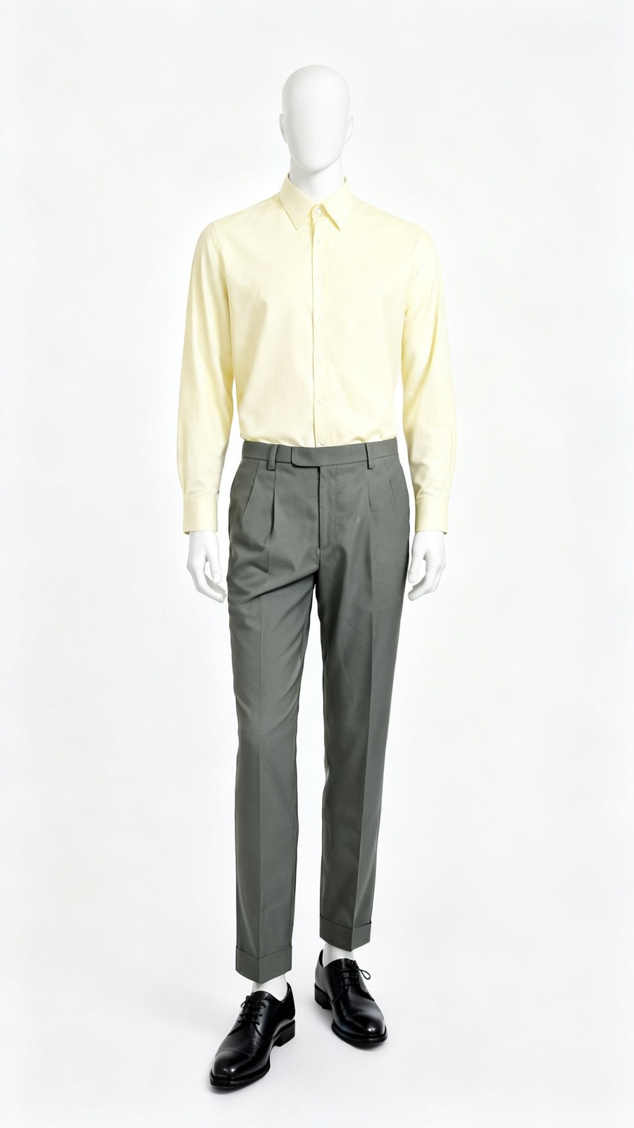 Grey Olive Premium Formal Trouser