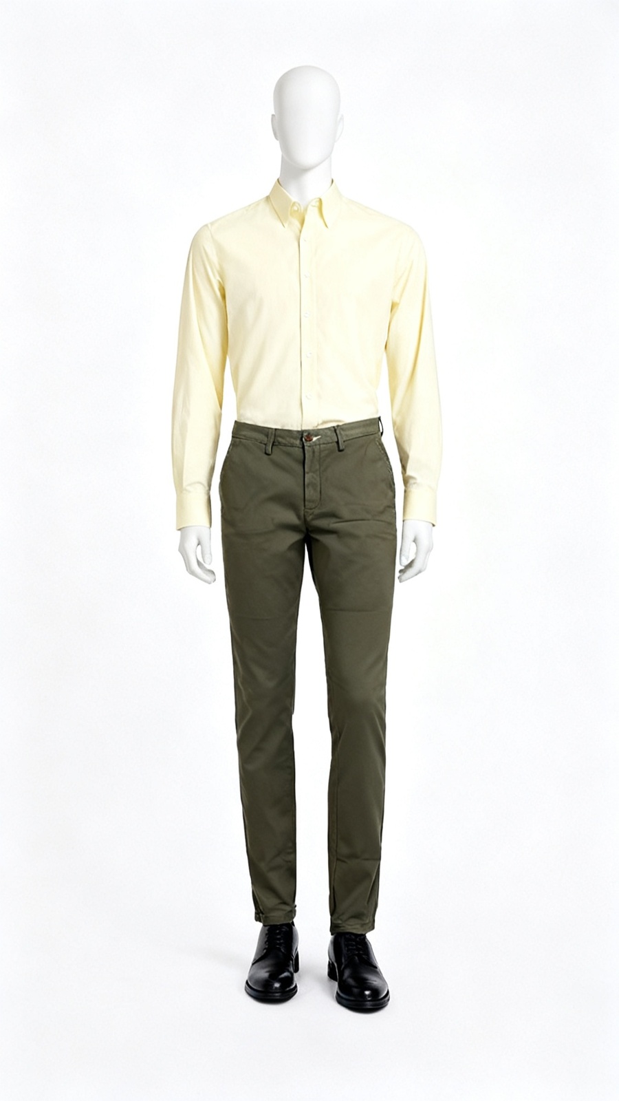 Olive Slim Fit Chino Trouser