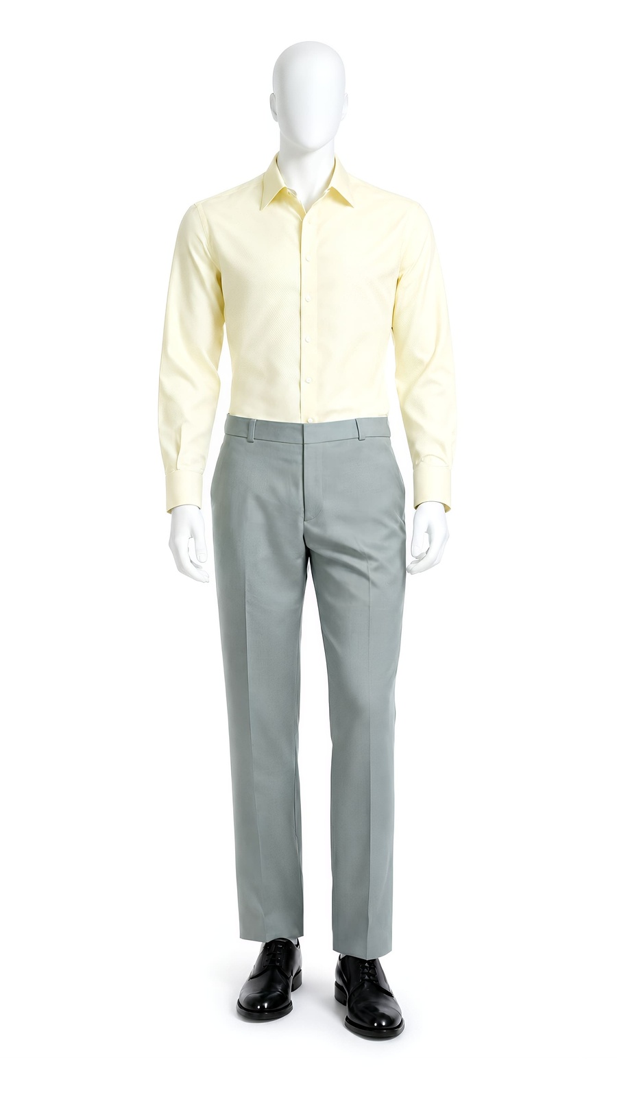 Men’s Classic Straight-Fit Formal Trousers