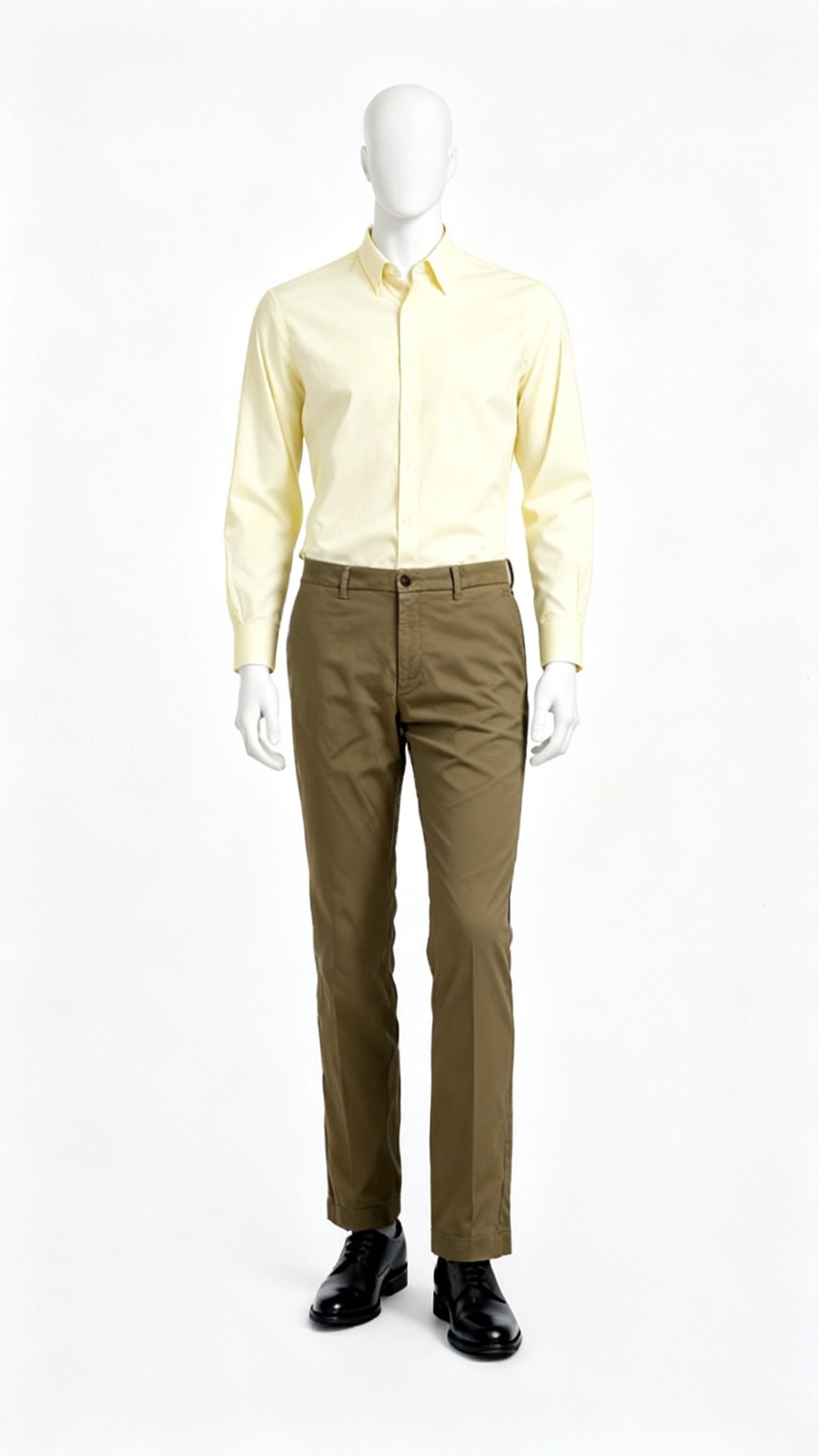 Men’s Light Brown Classic Chino Trousers