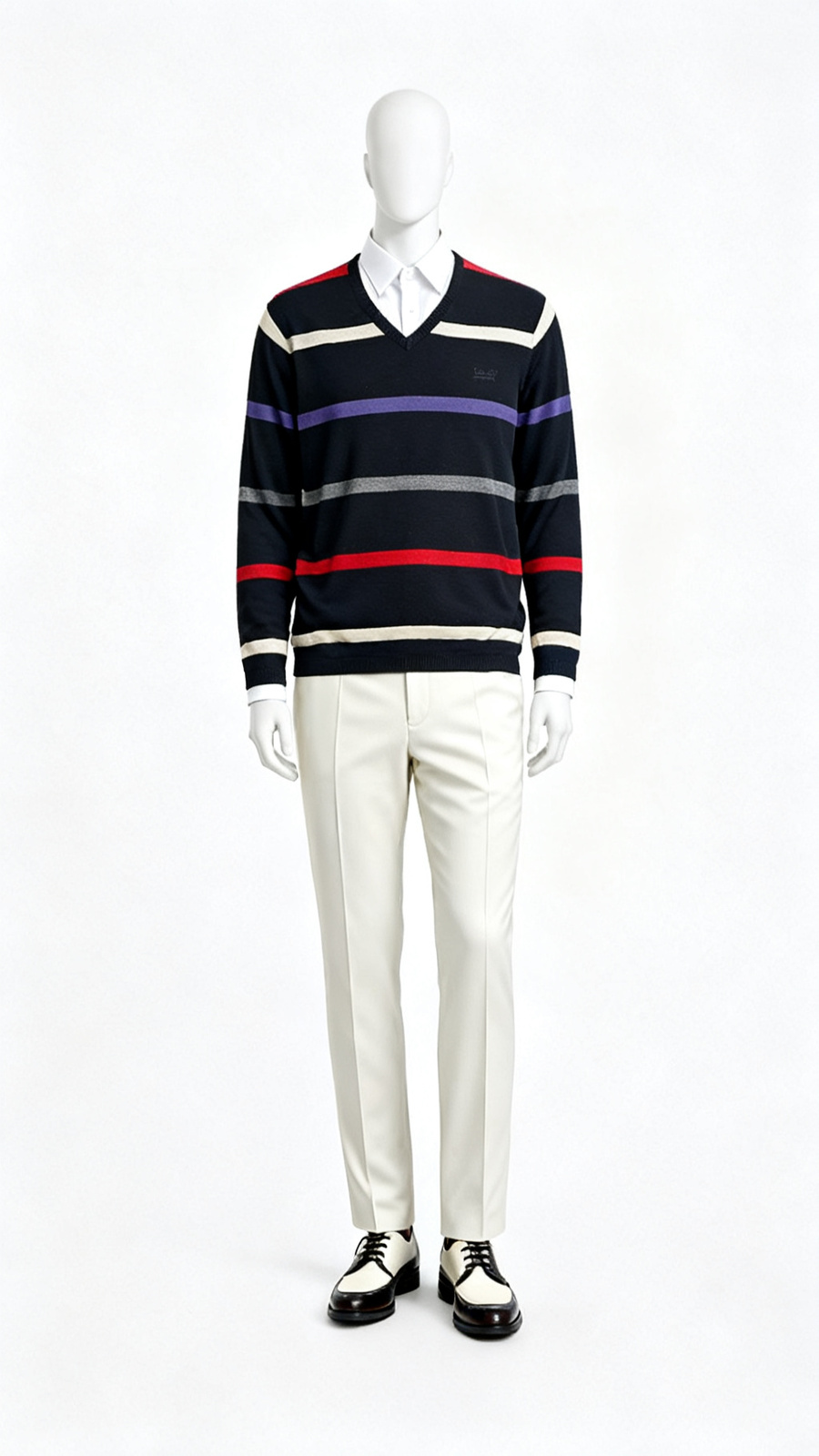 Black Multi Stripe Sweater