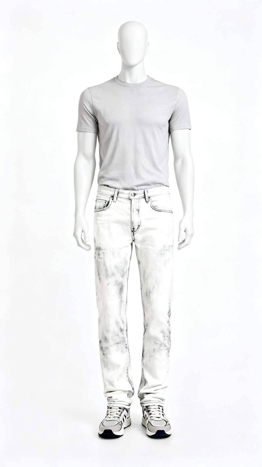 Men’s Light Grey Casual T-Shirt