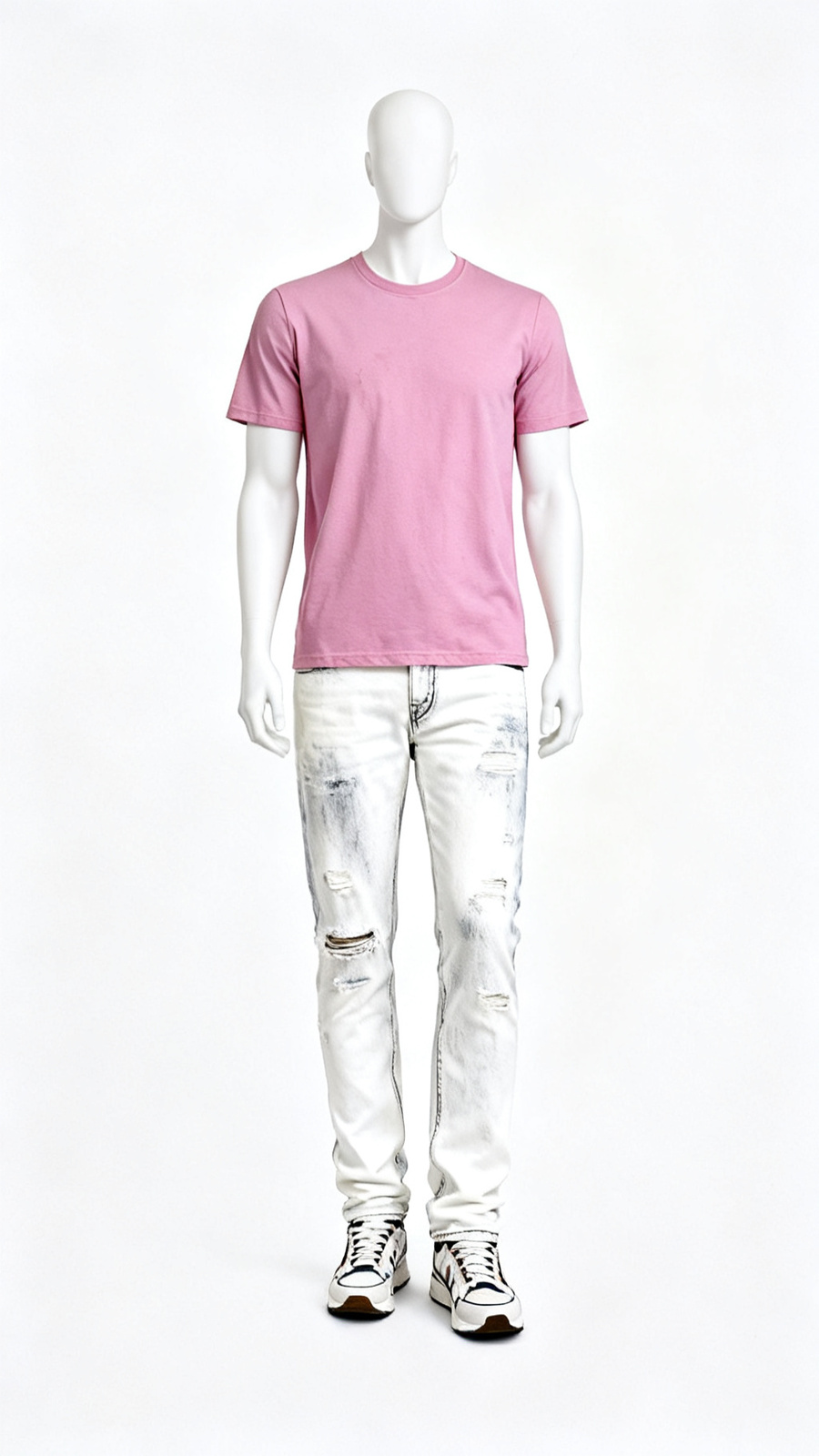 Men’s Pink Basic T-Shirt