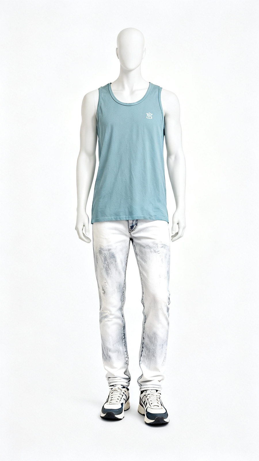 Men’s Green Sleeveless Vest