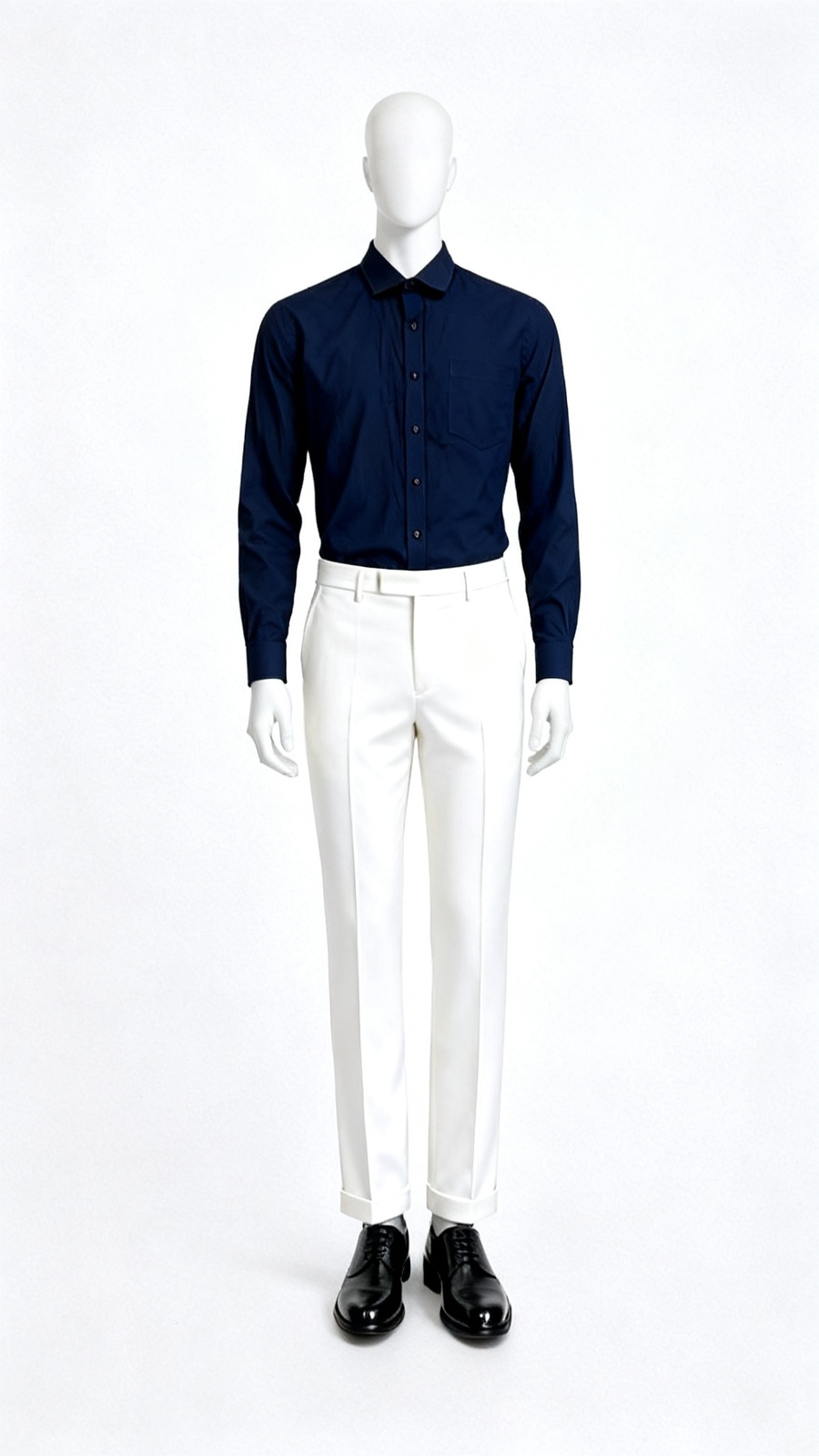 Deep Navy Solid Shirt