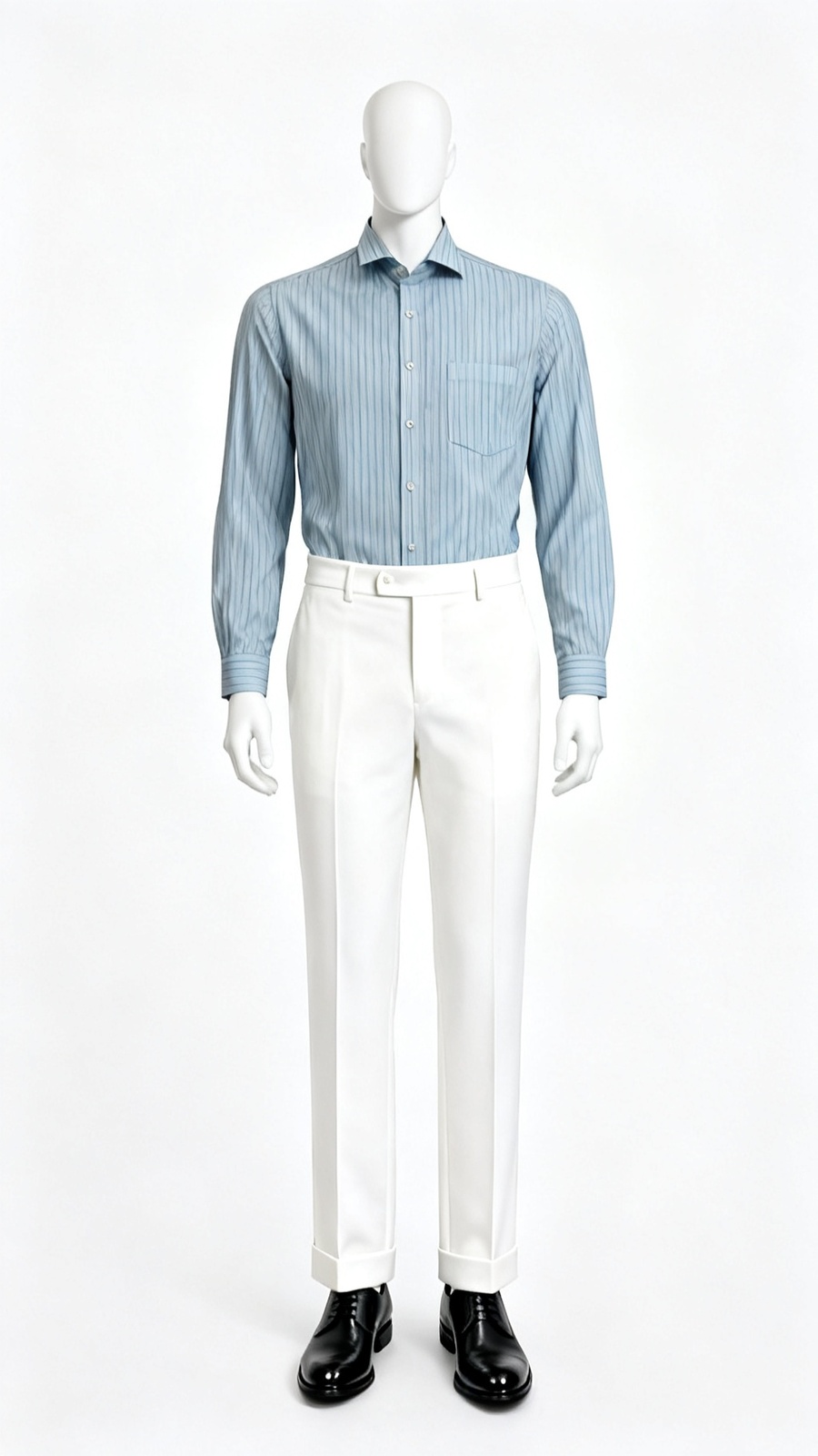 Light Blue Stripe Shirt