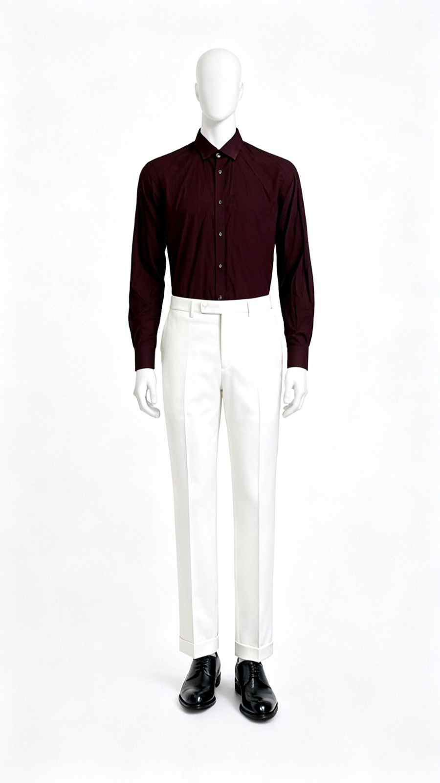 Burgundy Formal Shirt