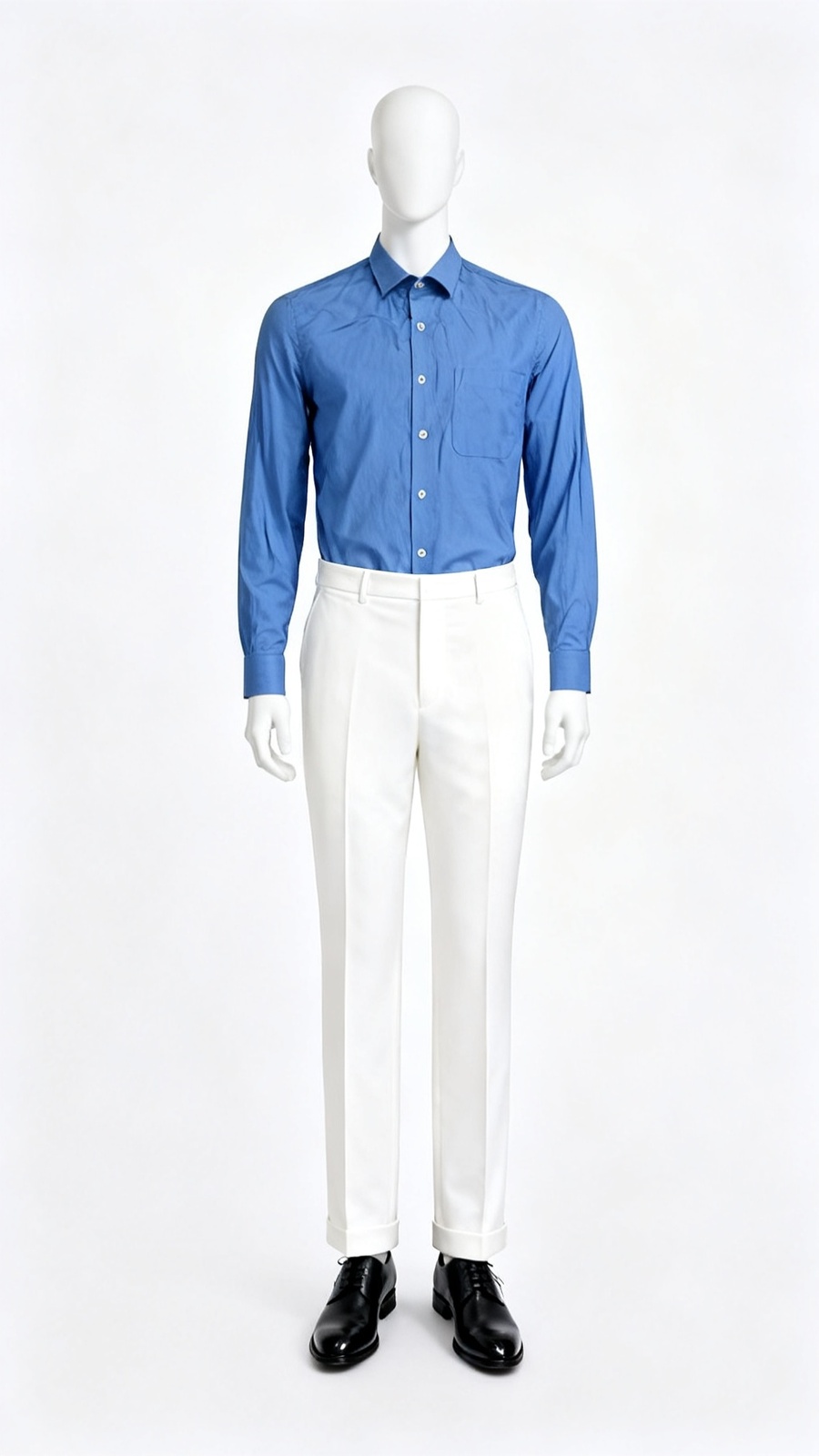 Blue Relaxed Fit Shirt