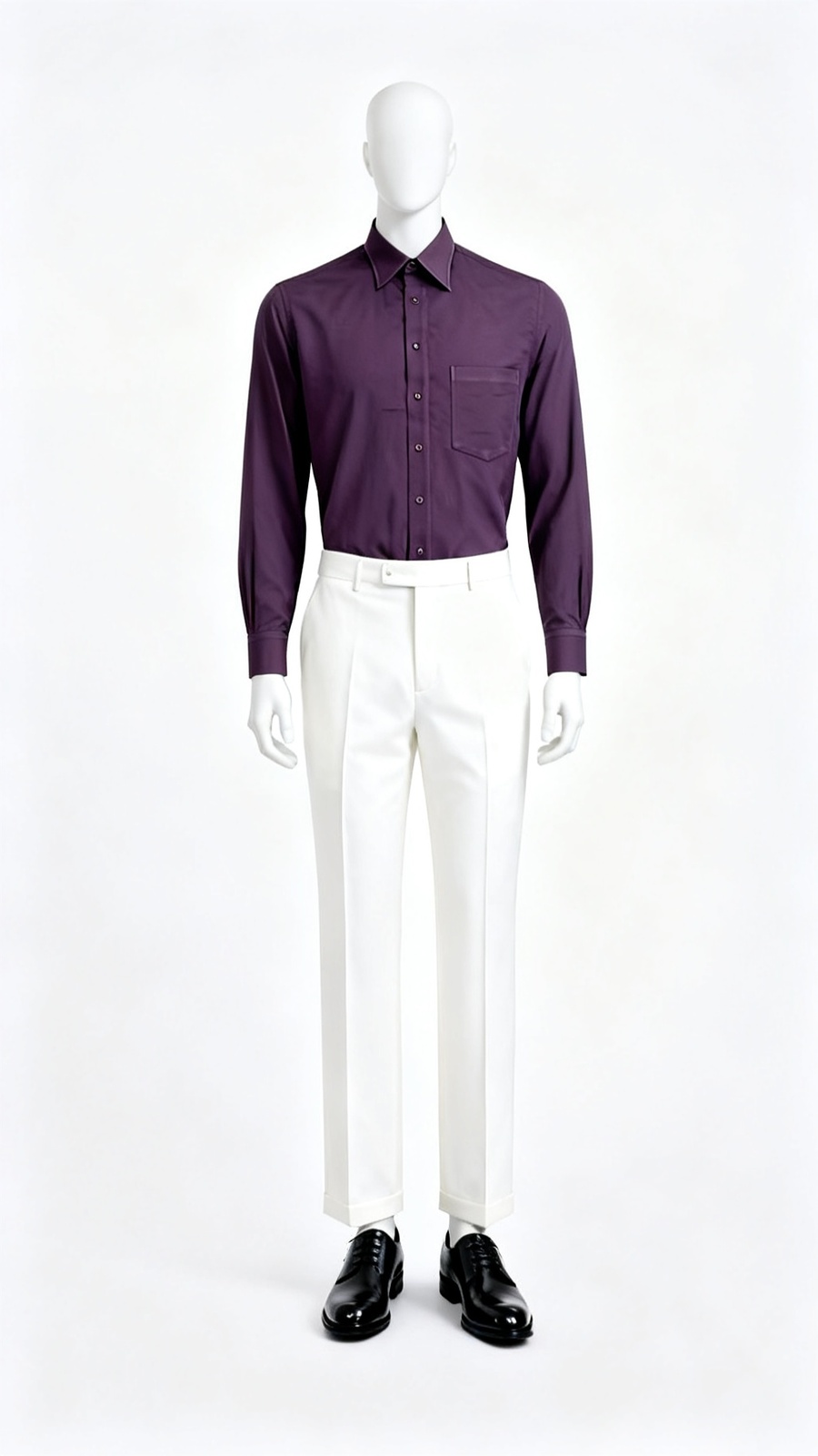 Dark Purple Formal Shirt