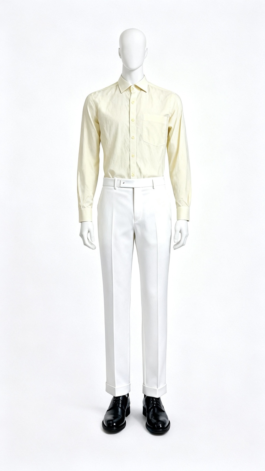 Cream Classic Office Shirt