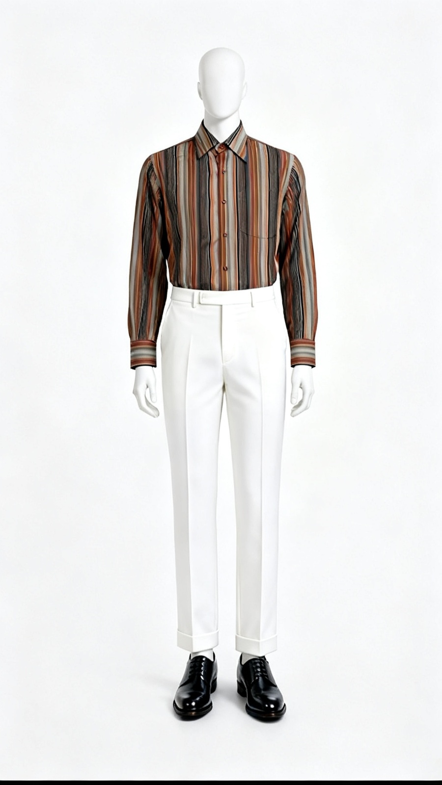 Multicolor Stripe Casual Shirt