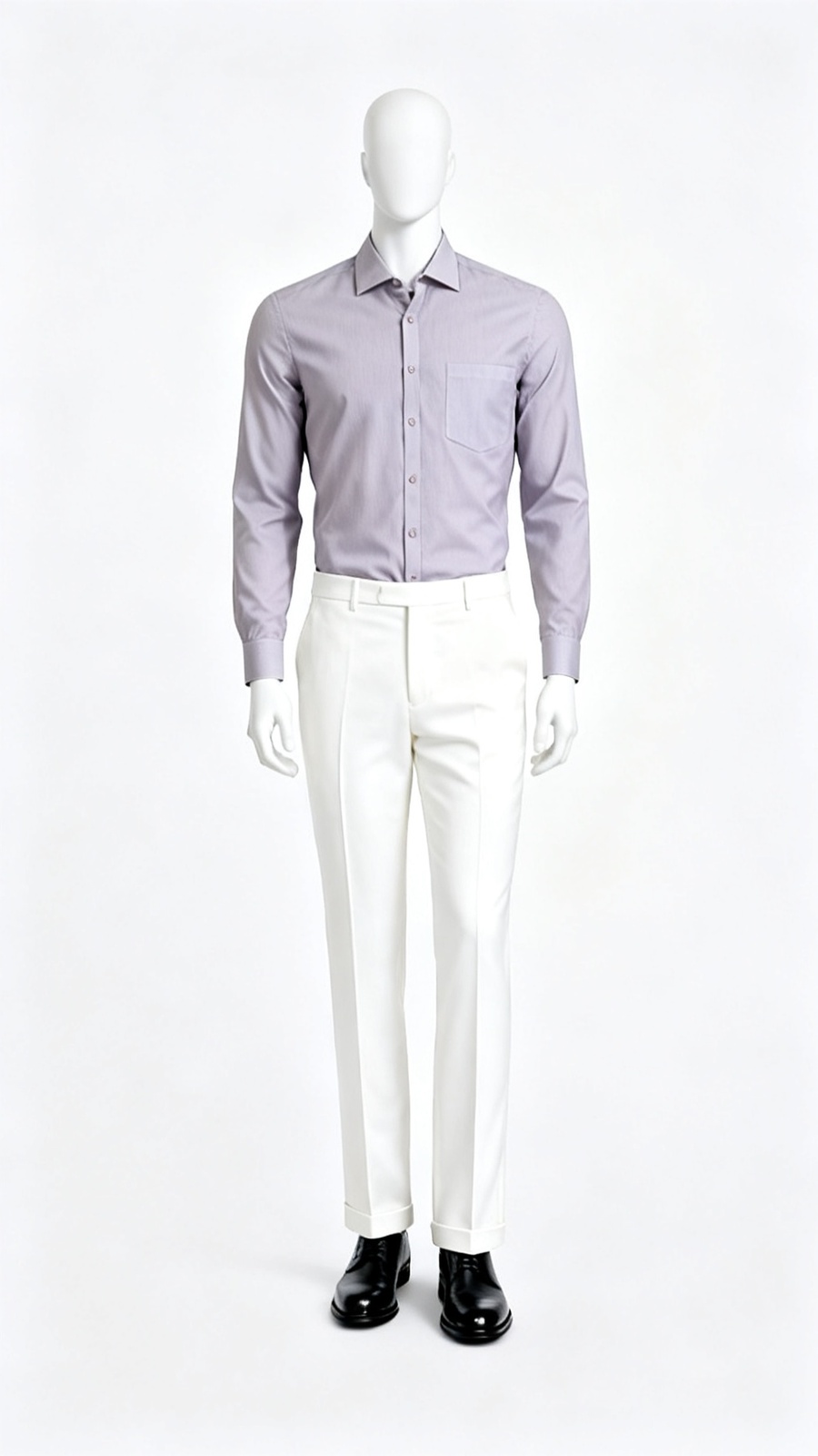 Men Light Lavender Shirt