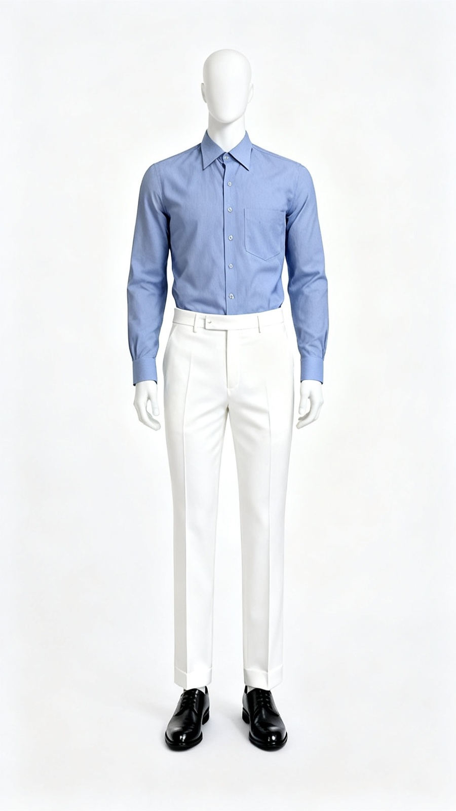 Royal Blue Solid Shirt
