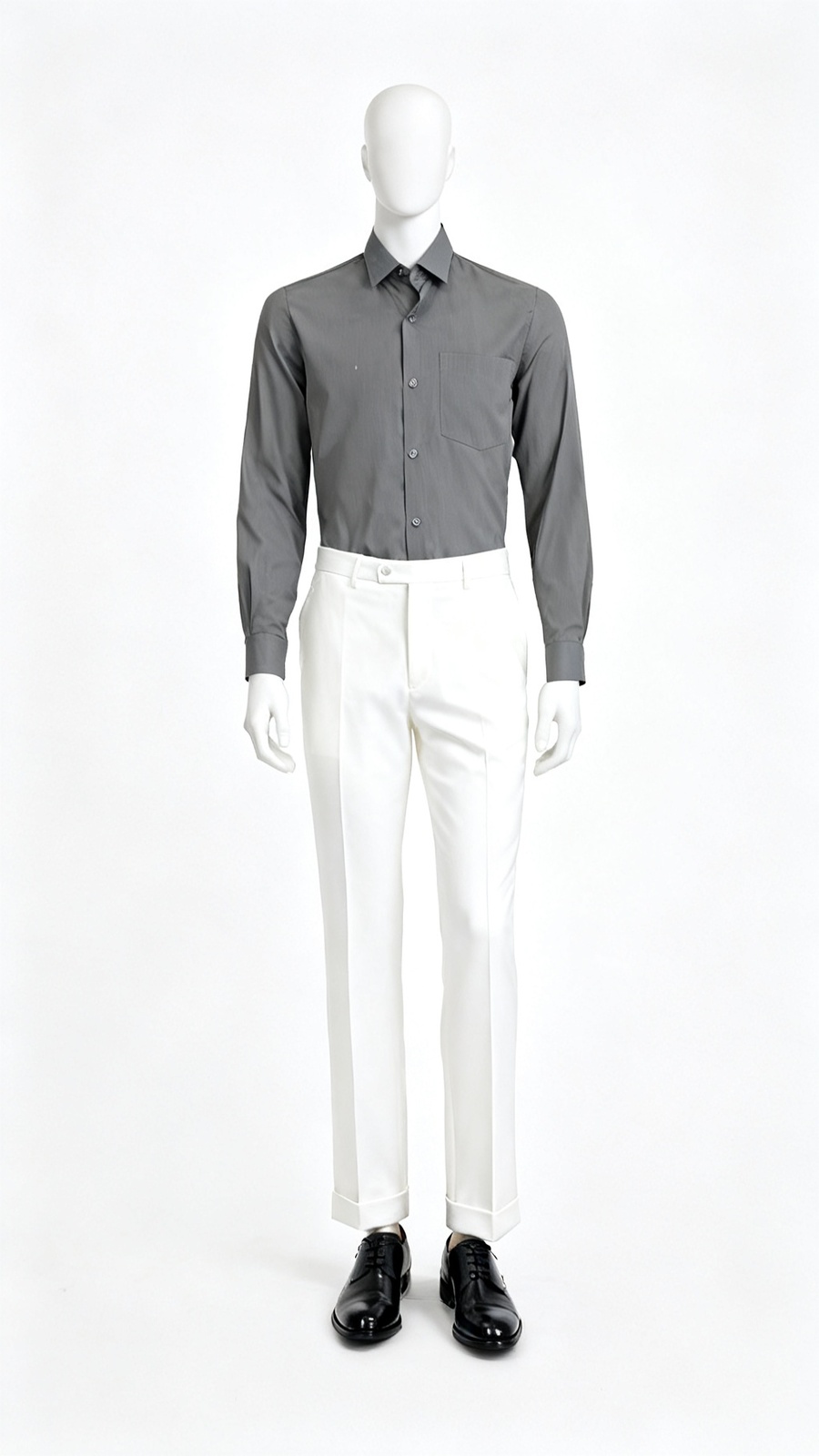 Charcoal Grey Solid Shirt