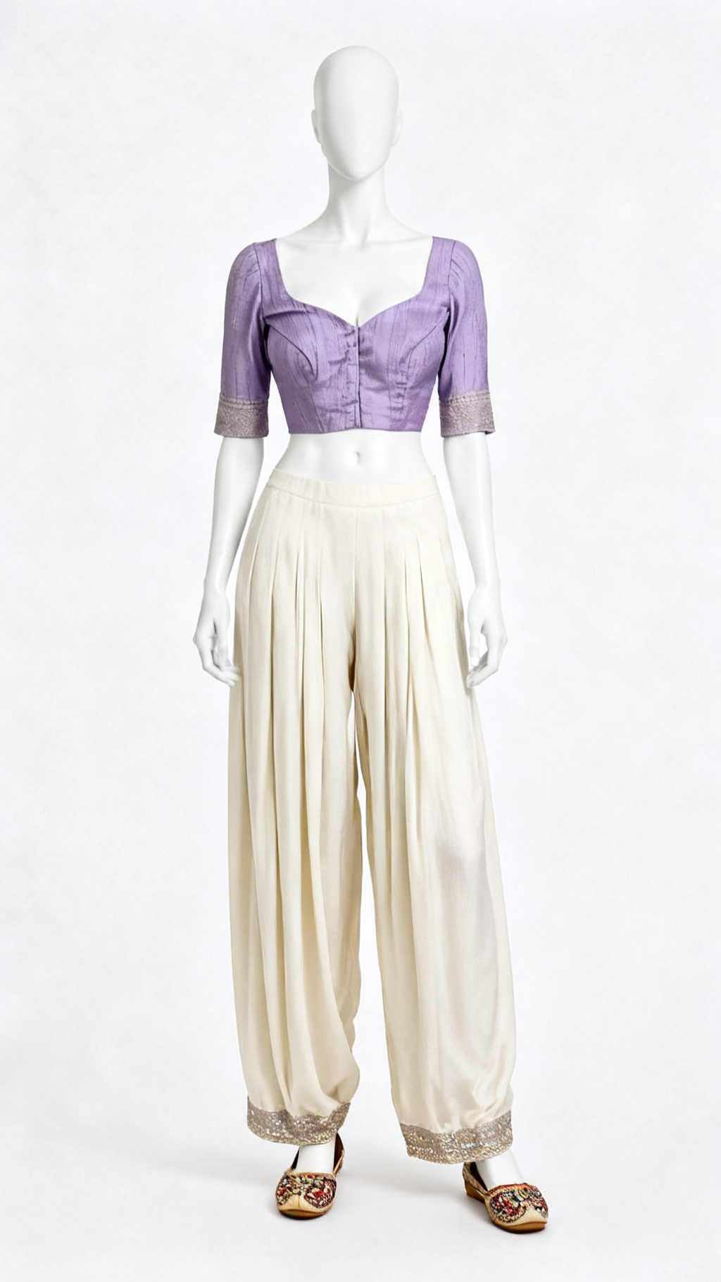 Lavender Woven Blouse