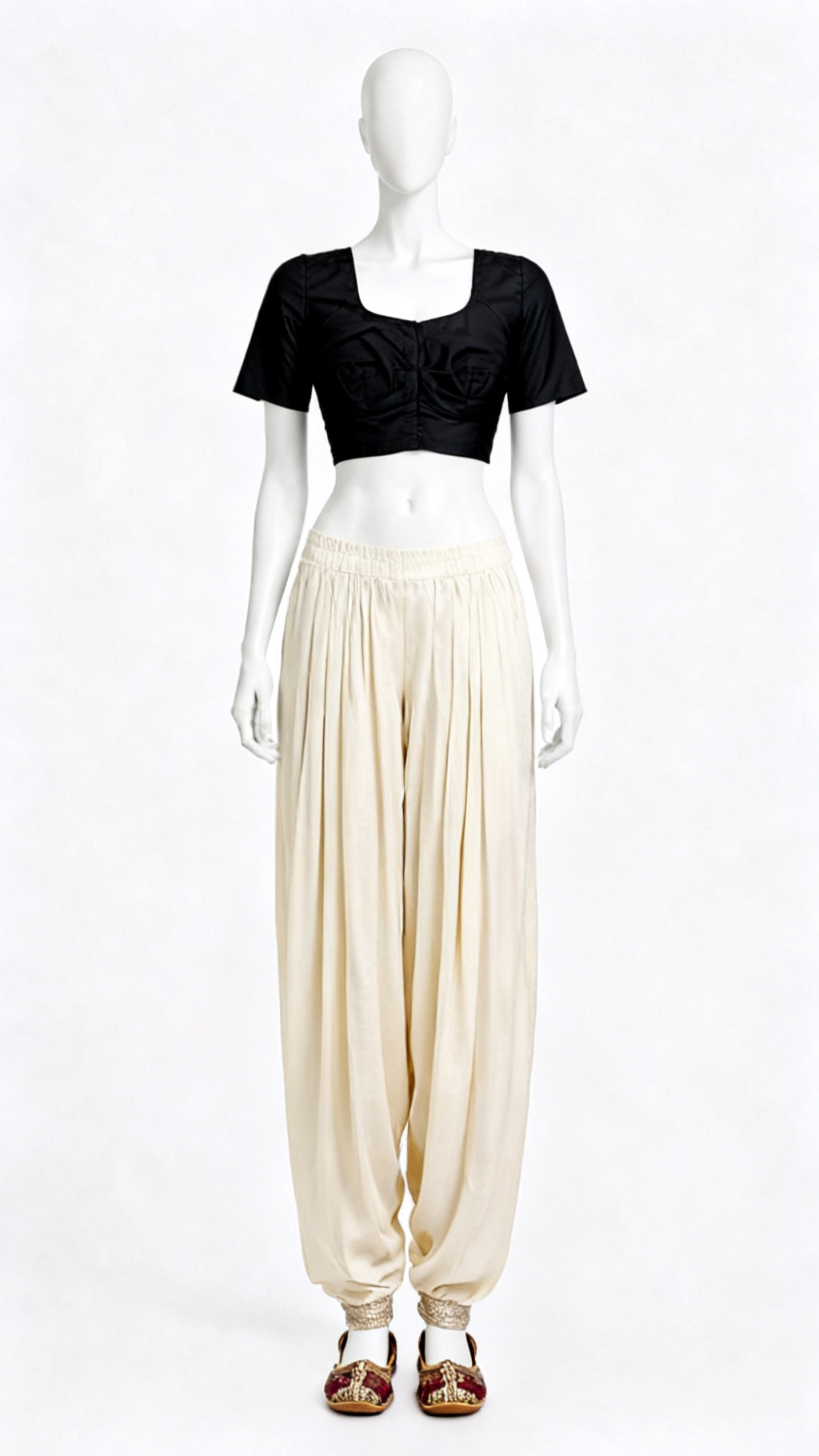 Black Plain Blouse